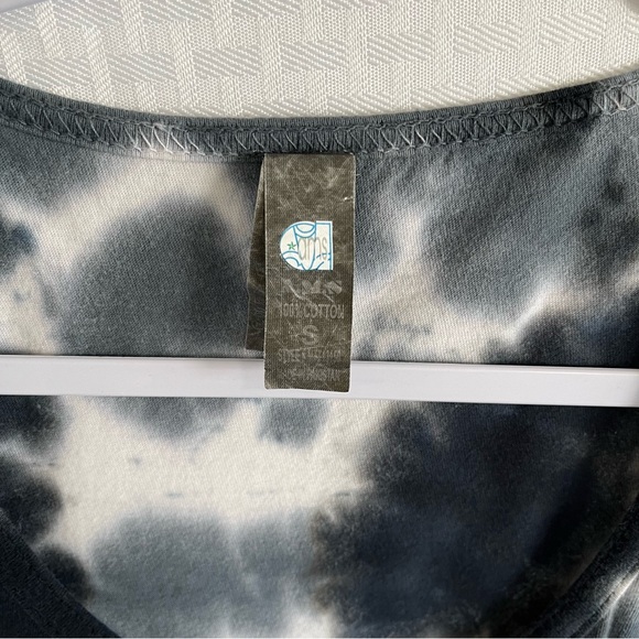 David Bowie Stardust Tye Dye Black and White Tank Top Size Small - Picture 6 of 7